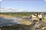 View of Lahinch village & beach towards Lahinch G.C.