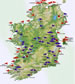 Ireland Golf Map